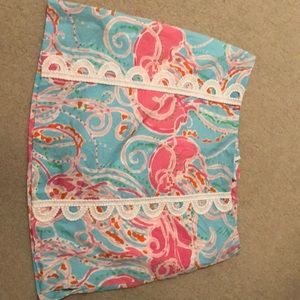 Lily Pulitzer patterned skirt!